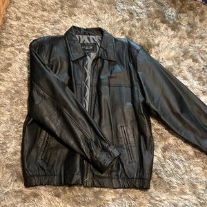 Men’s Black Leather Jacket